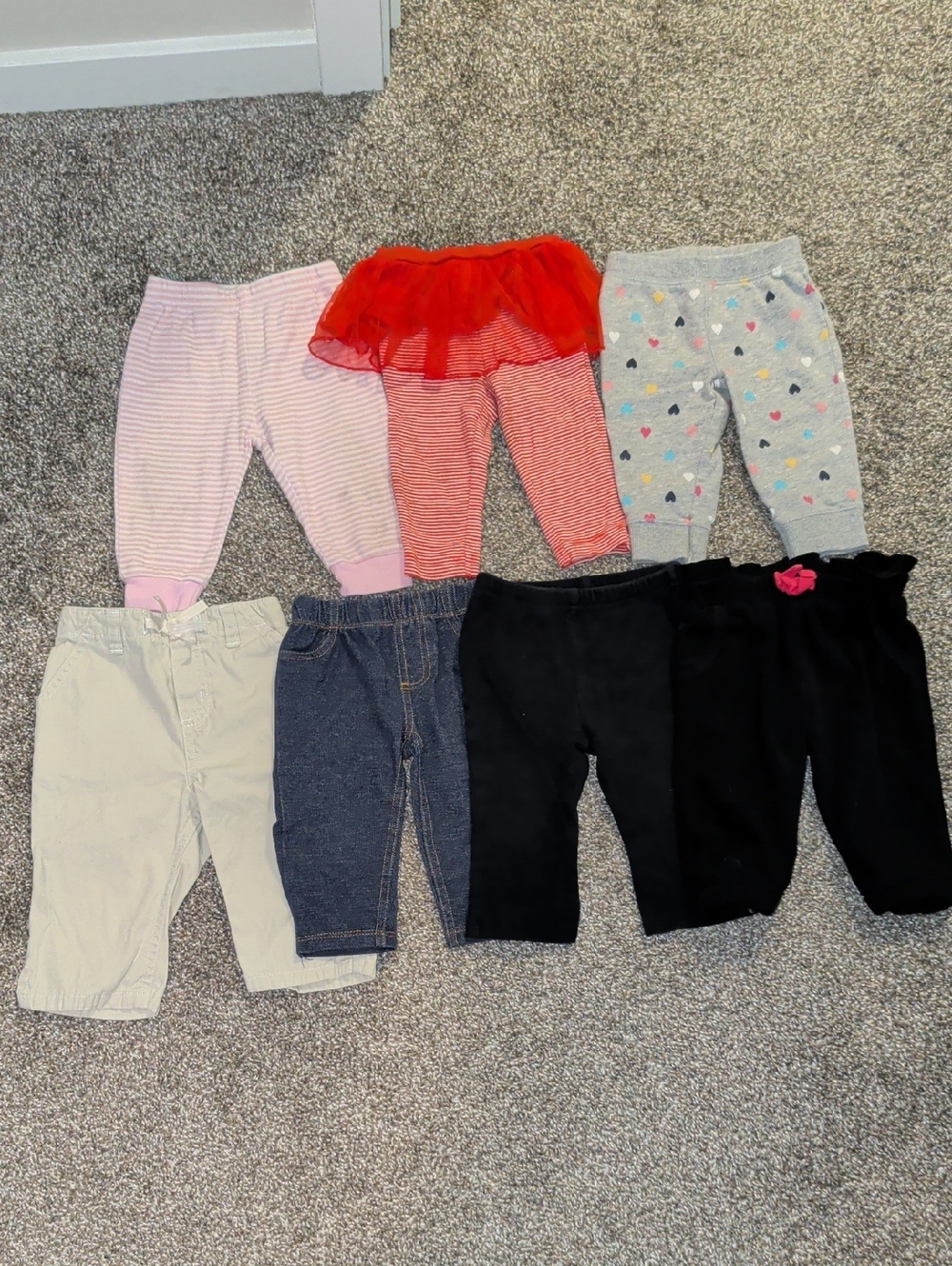 6 Month Baby Girl Pants Bundle